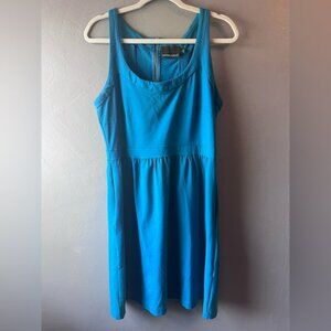 Cynthia Rowley Royal Blue Sleeveless Dress with Pockets Large